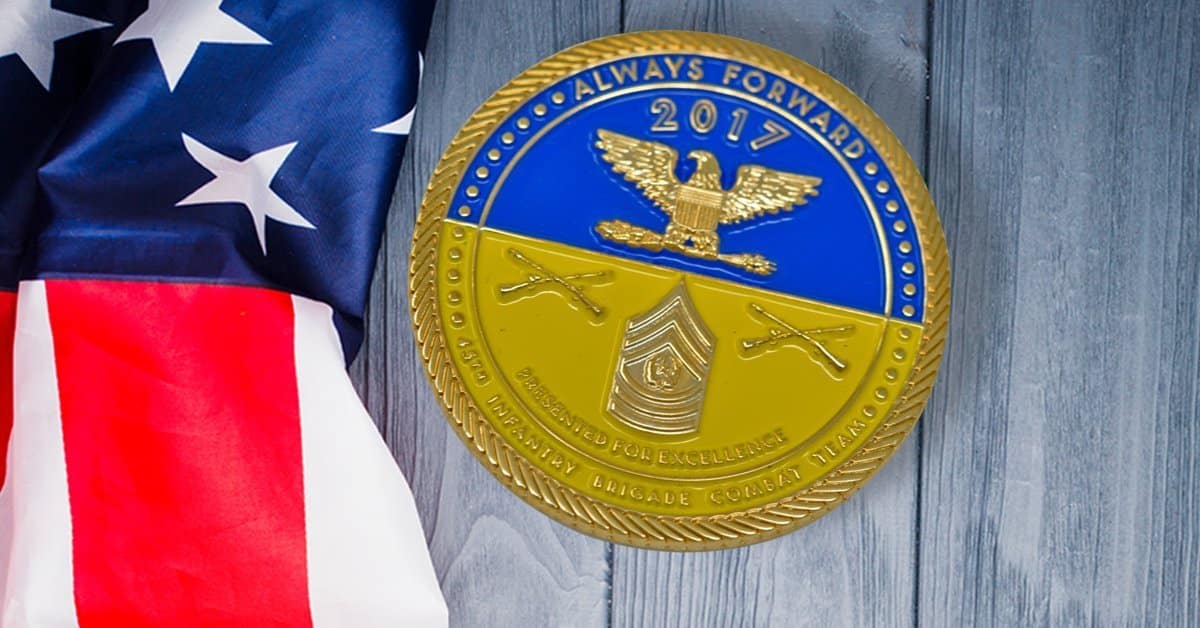 thumbnail image 2 of U.S. Naval Forces Challenge Coin - Military Tribute Collectible Gift 2 of 12