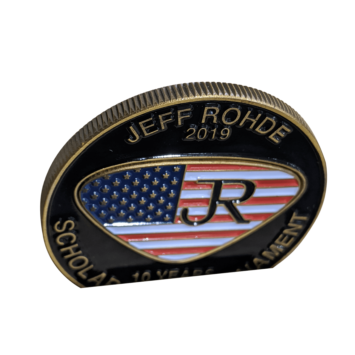 Challenge Coin Reeded Edge