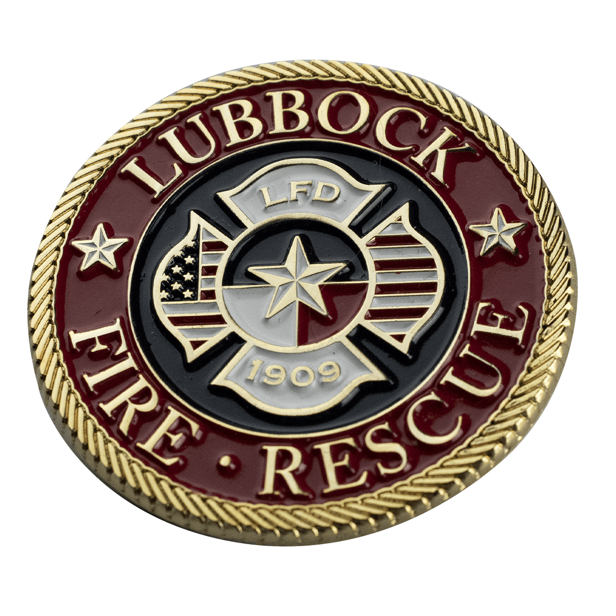 Challenge Coin Rope Edge