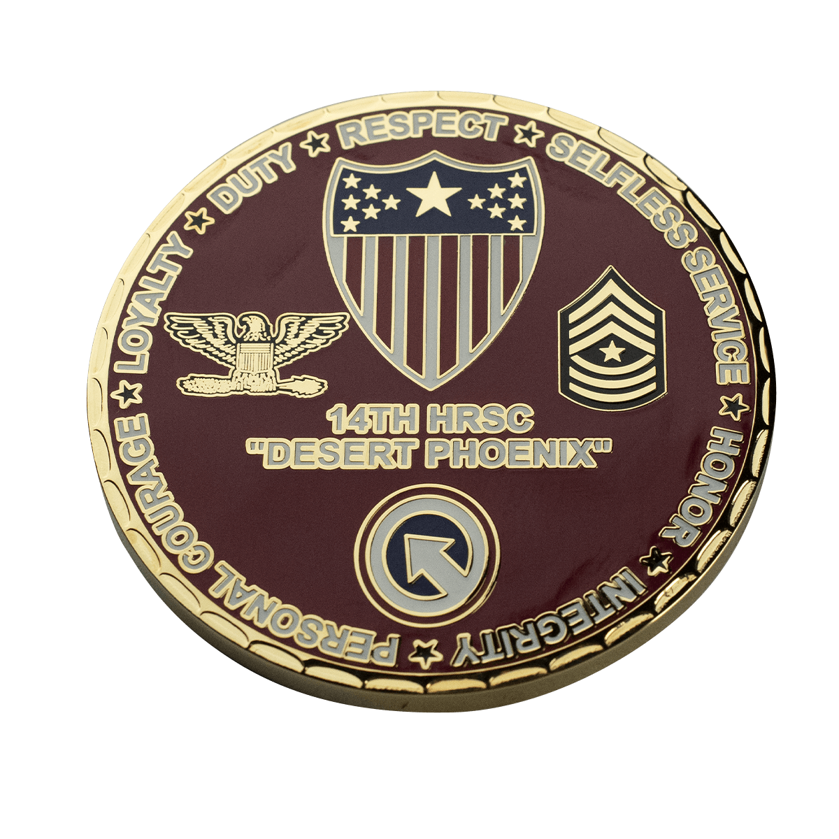 Challenge Coin Spur Edge