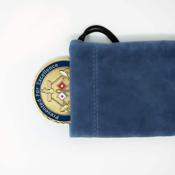Challenge Coin Rope Edge