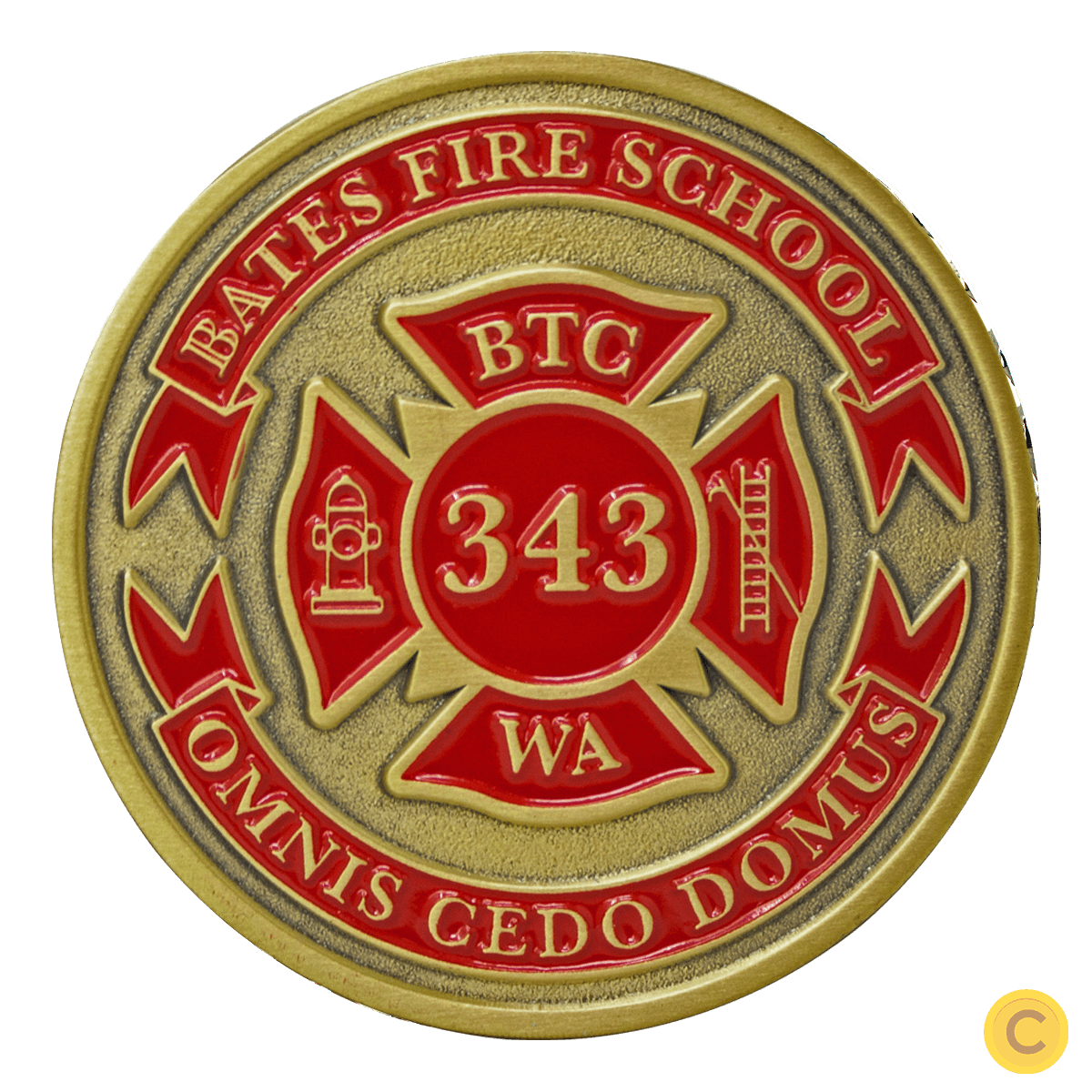 Firefighter Challenge Coin