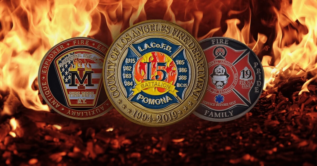 FireFighter Challenge Coins