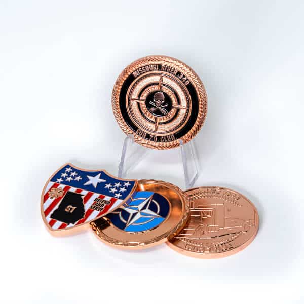 Polished Copper Coin Plating
