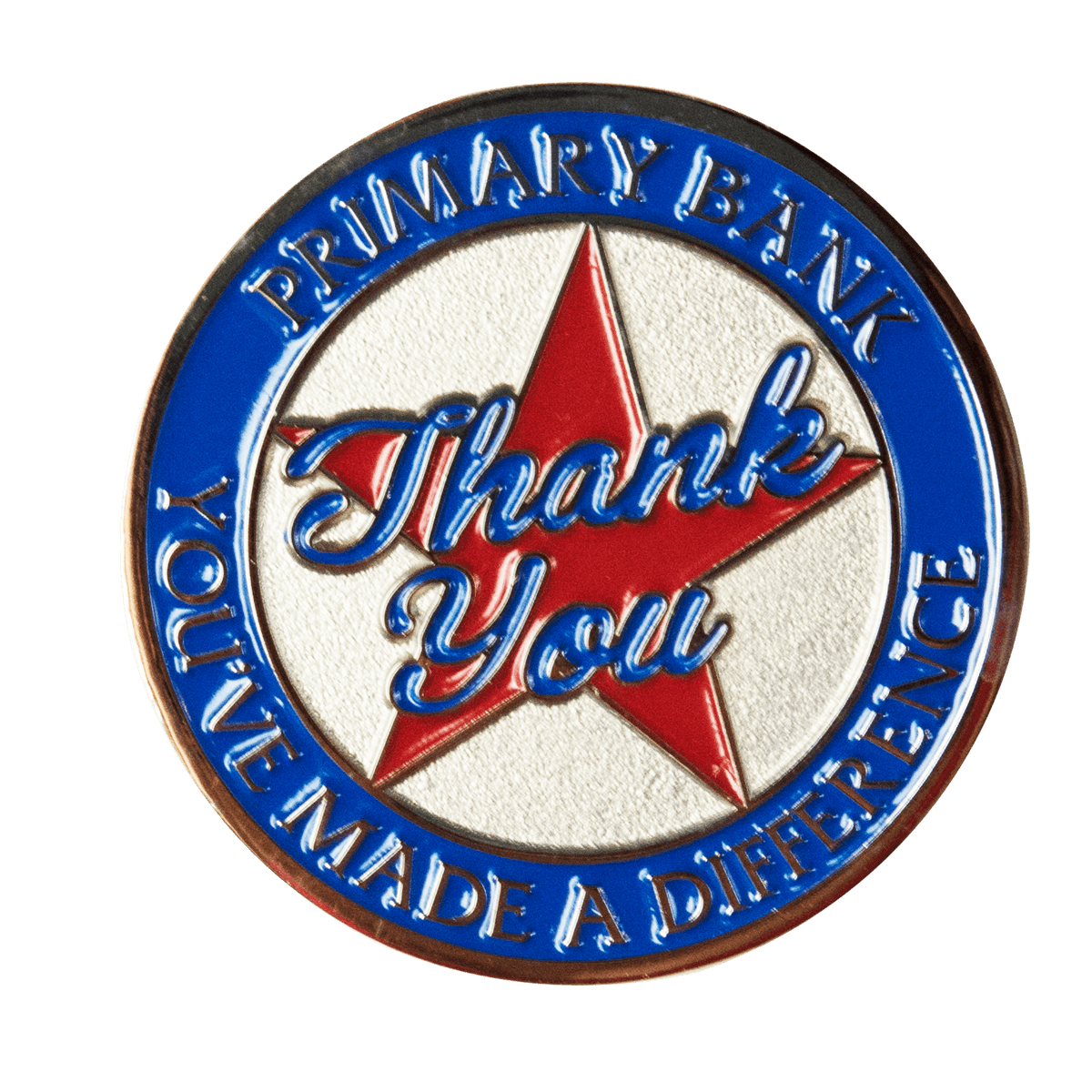 Primary Bank Thank You Coin