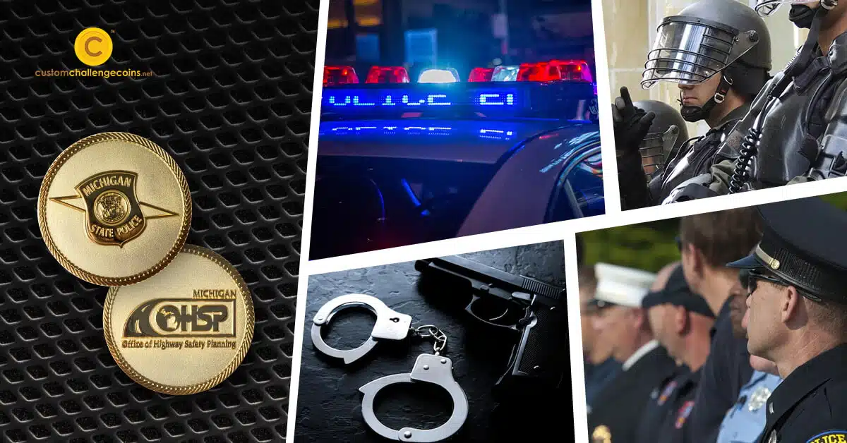 Michigan Challenge Coins Police