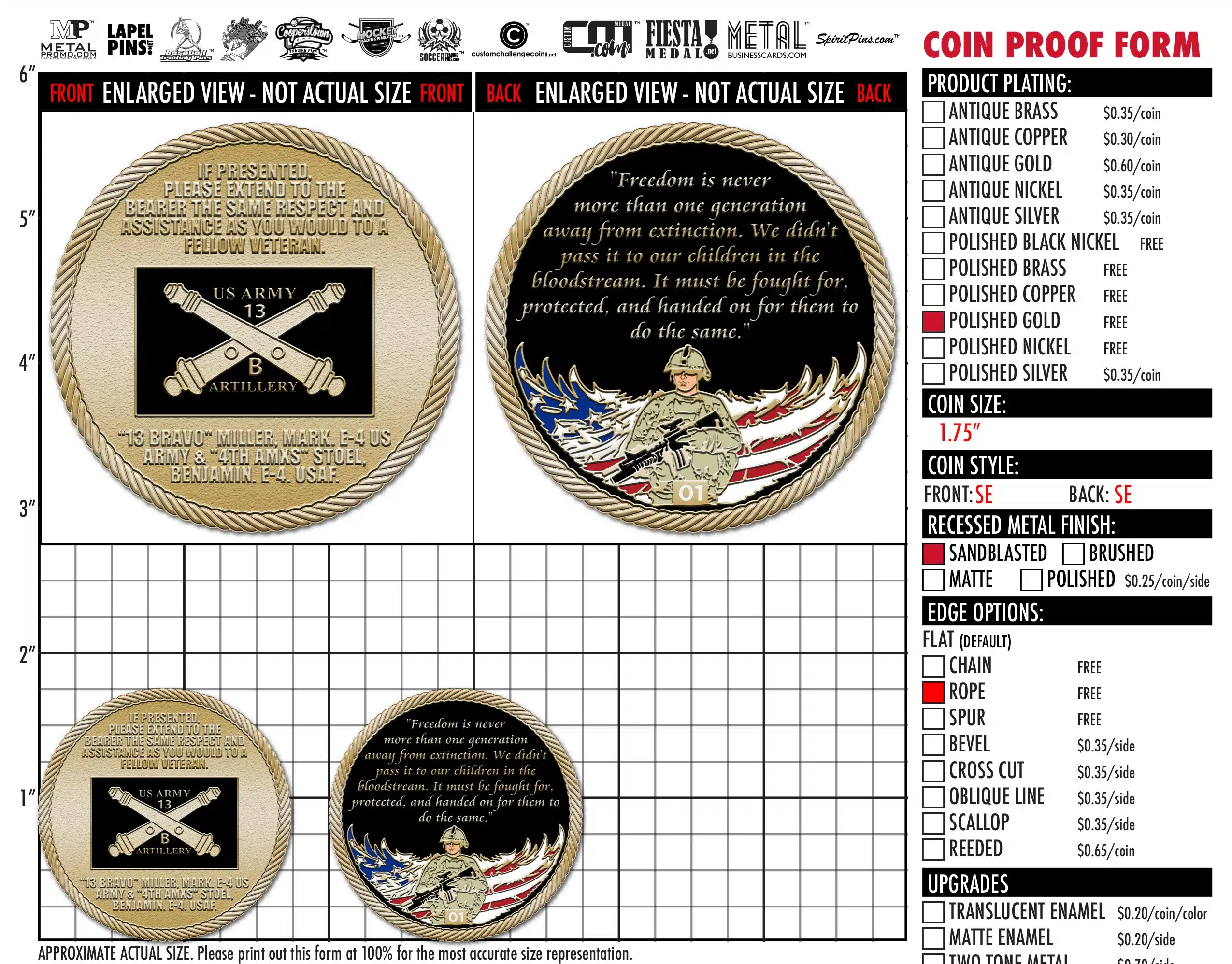 Example of Deployment Coins