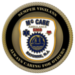 Covid-19 Healthcare Challenge Coin- Mccabe - Back