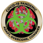 Covid-19 Pandemic Challenge Coin - Metro - Front