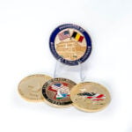 Polished Gold Challenge Coin Plating